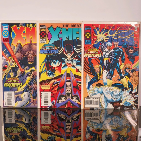 Marvel The Amazing X-Men 3 Comic Lot 1, 3, 4 Age of Apocalypse First Editions‎ - Picture 1 of 4